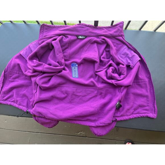 Women's The North Face 92 Rage Retro Fleece Full Zip Jacket Purple Large $120 - Picture 7 of 16